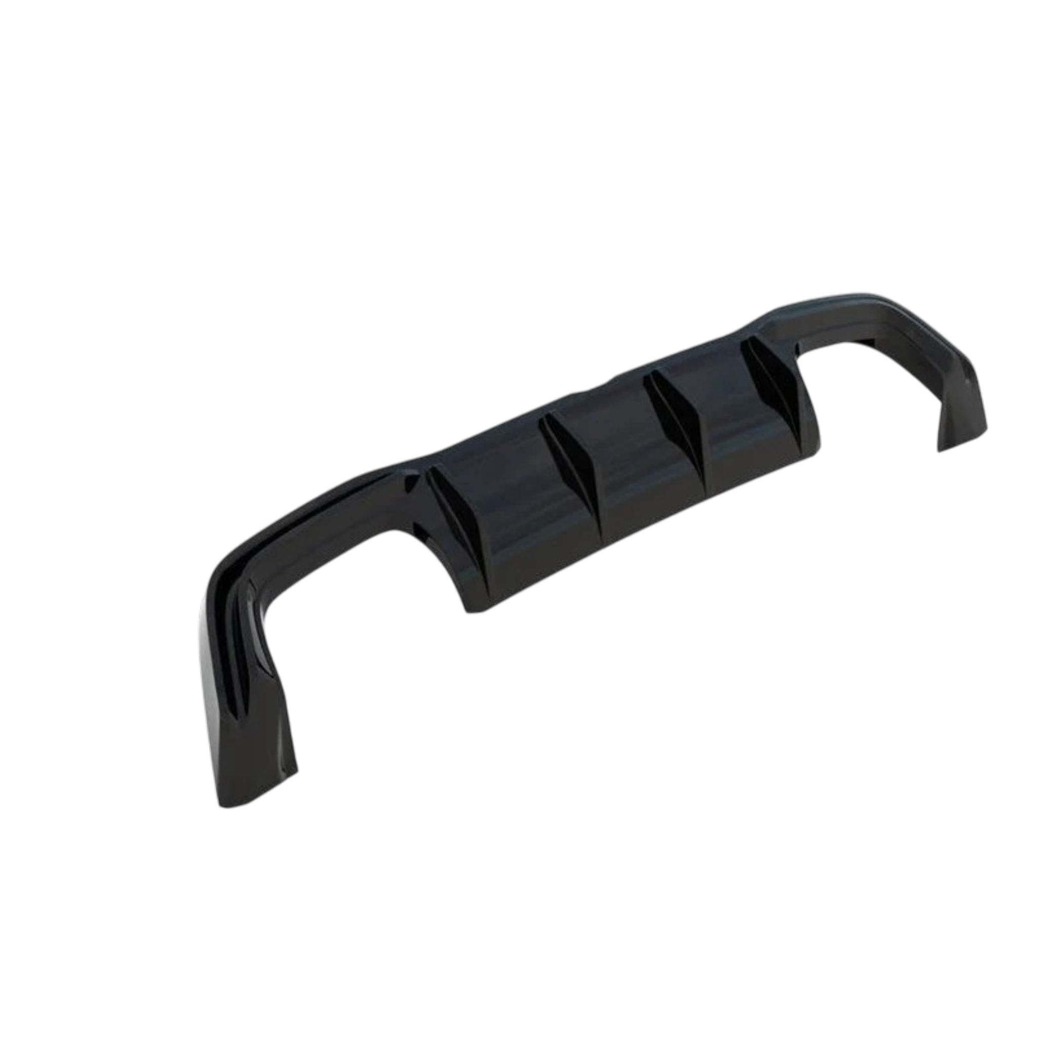 Max Style Rear Diffuser (gloss black) for 20+ Volkswagen Golf R MK8
