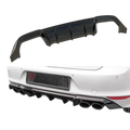 Aero Rear Diffuser (gloss black) for 14-17 Volkswagen Golf R MK7