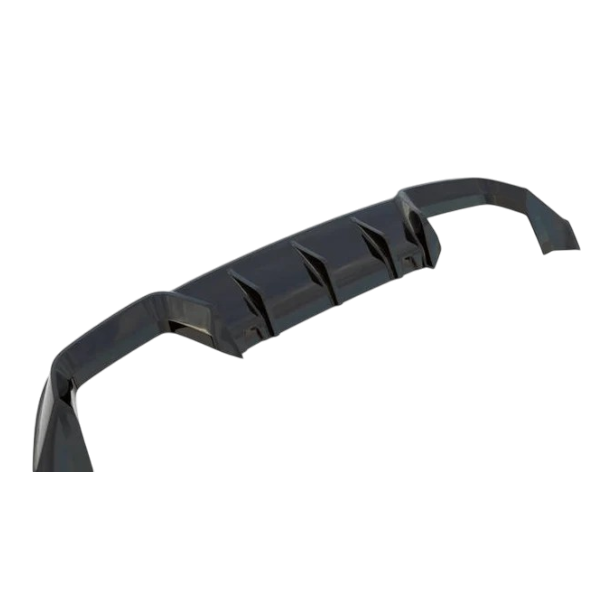 Aero Rear Diffuser (gloss black) for 14-17 Volkswagen Golf R MK7