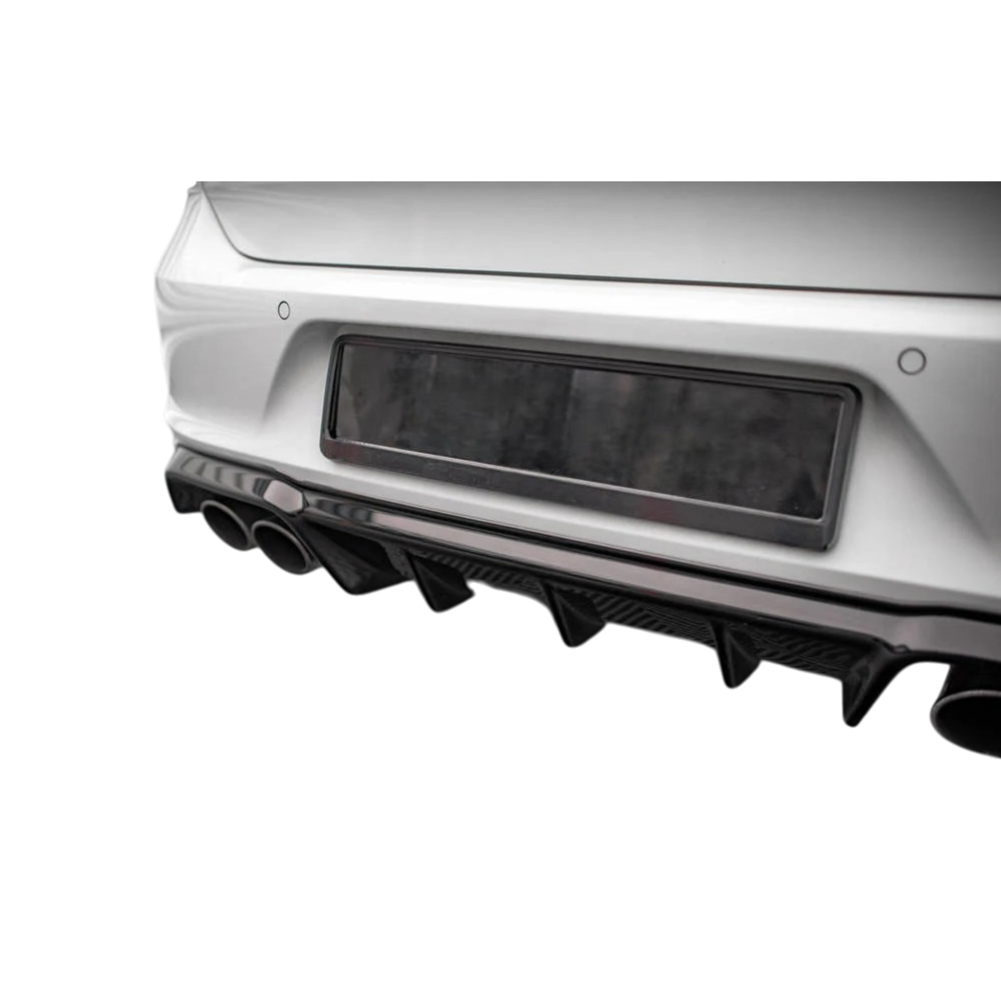 Aero Rear Diffuser (gloss black) for 14-17 Volkswagen Golf R MK7