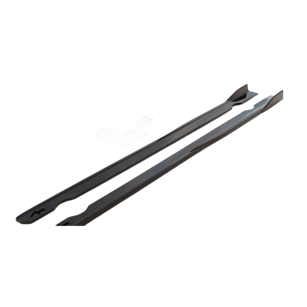 Aero Side Skirts (gloss black) for 13-17 Volkswagen Golf R MK7