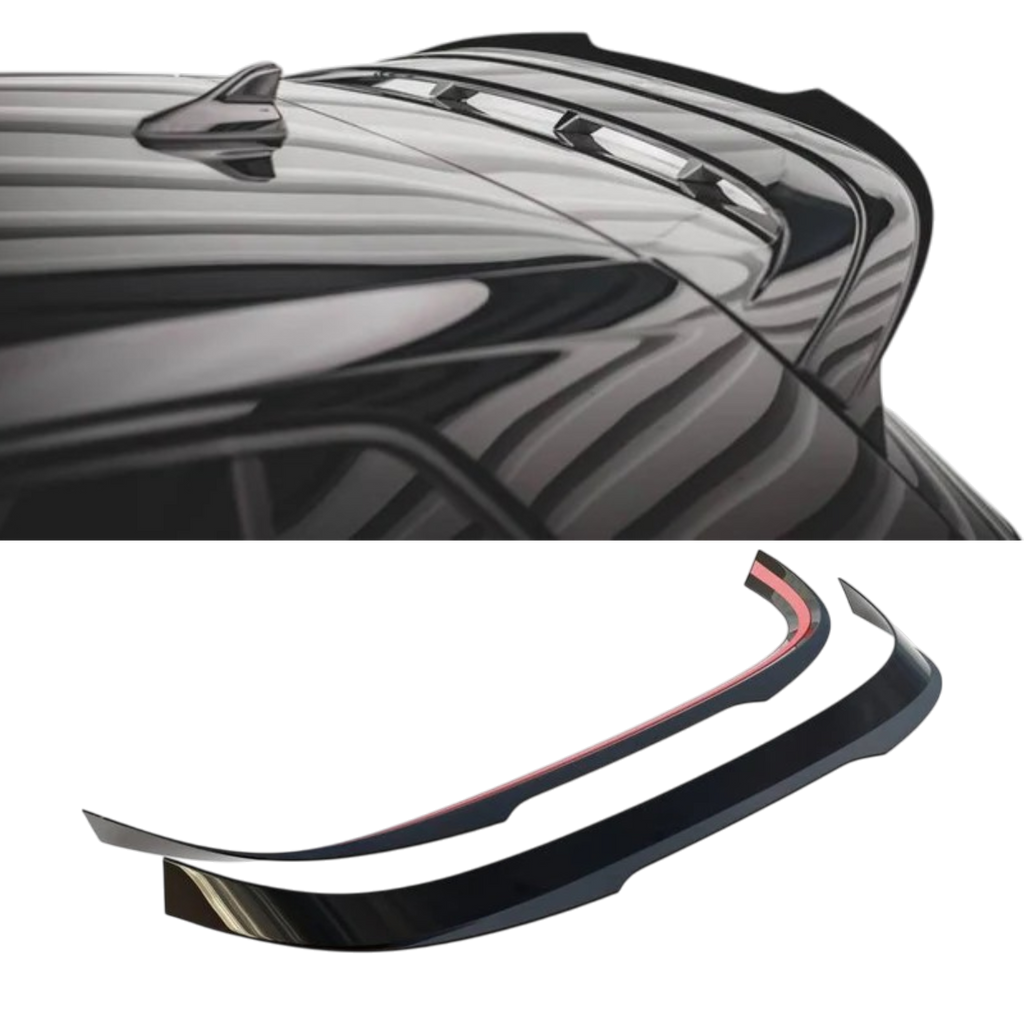Max Style Rear Spoiler Cap CS (textured black) for 20+ Volkswagen Golf R/GTI MK8