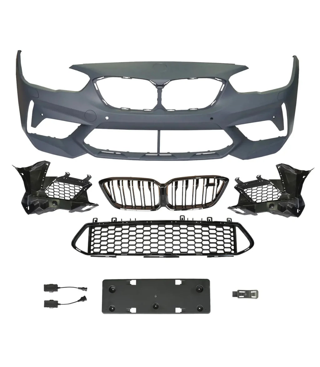 M2 Competition Style Front Bumper for 15-19 BMW 1 Series F20 LCI