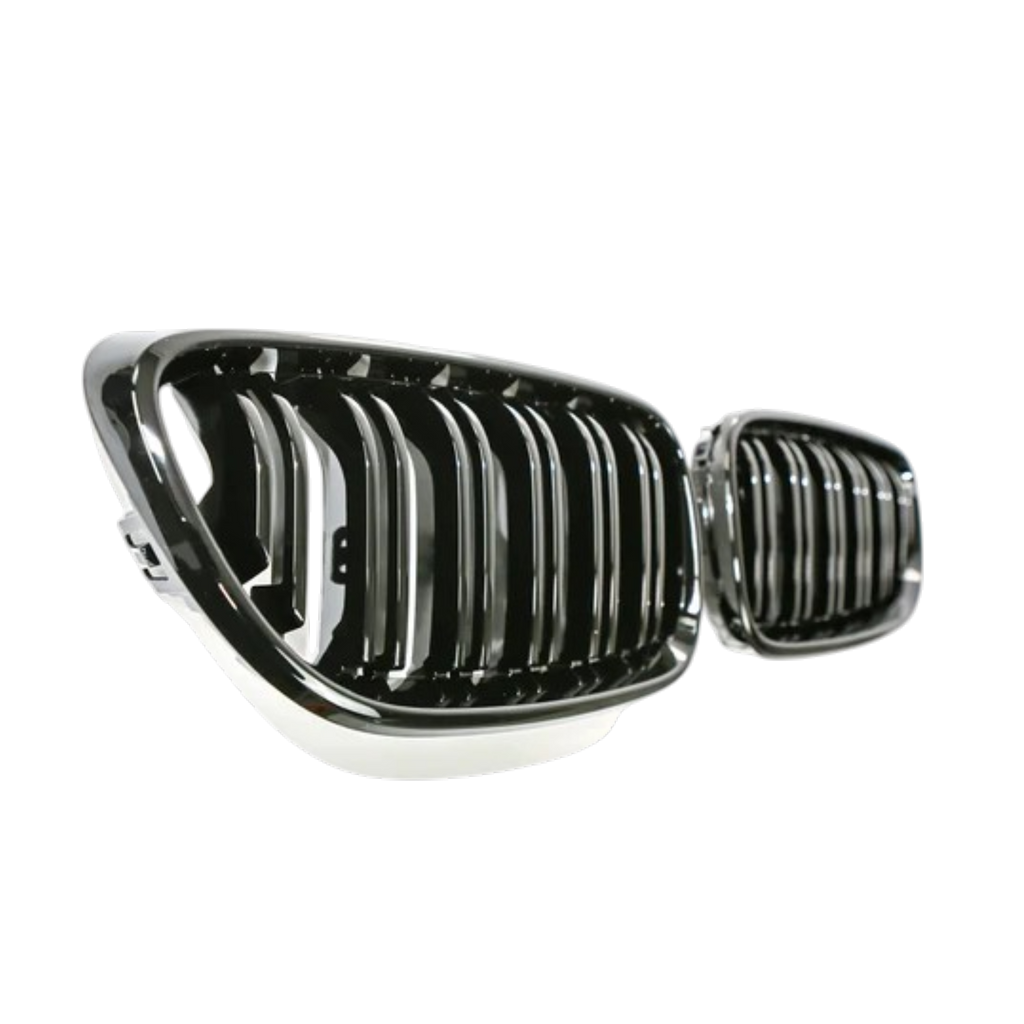 M Performance Style Dual Slat Grille (Gloss Black) for BMW 2 Series F22 F23 / M2 F87 Non Comp 2014-2020