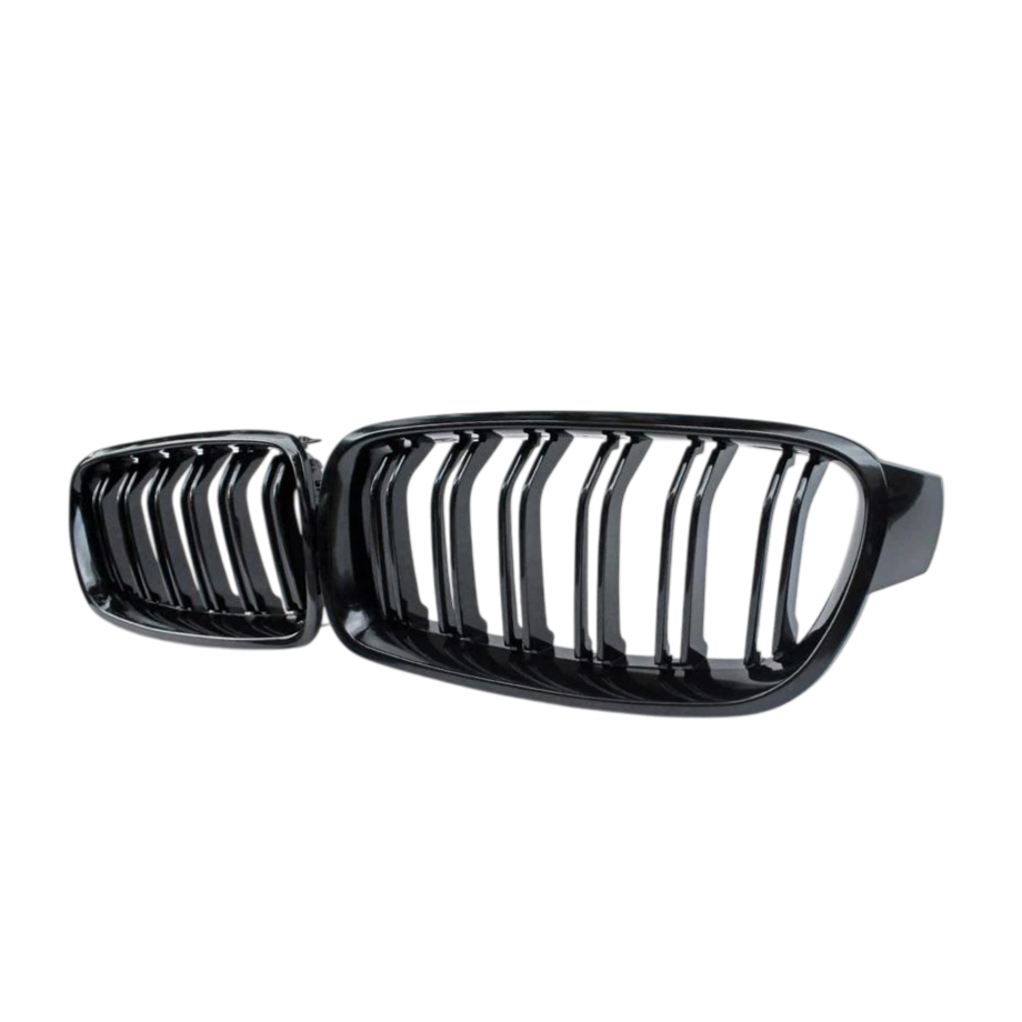 M Performance Style Dual Slat Grille (Gloss Black) for BMW 3 Series F30 F31 2012-2018