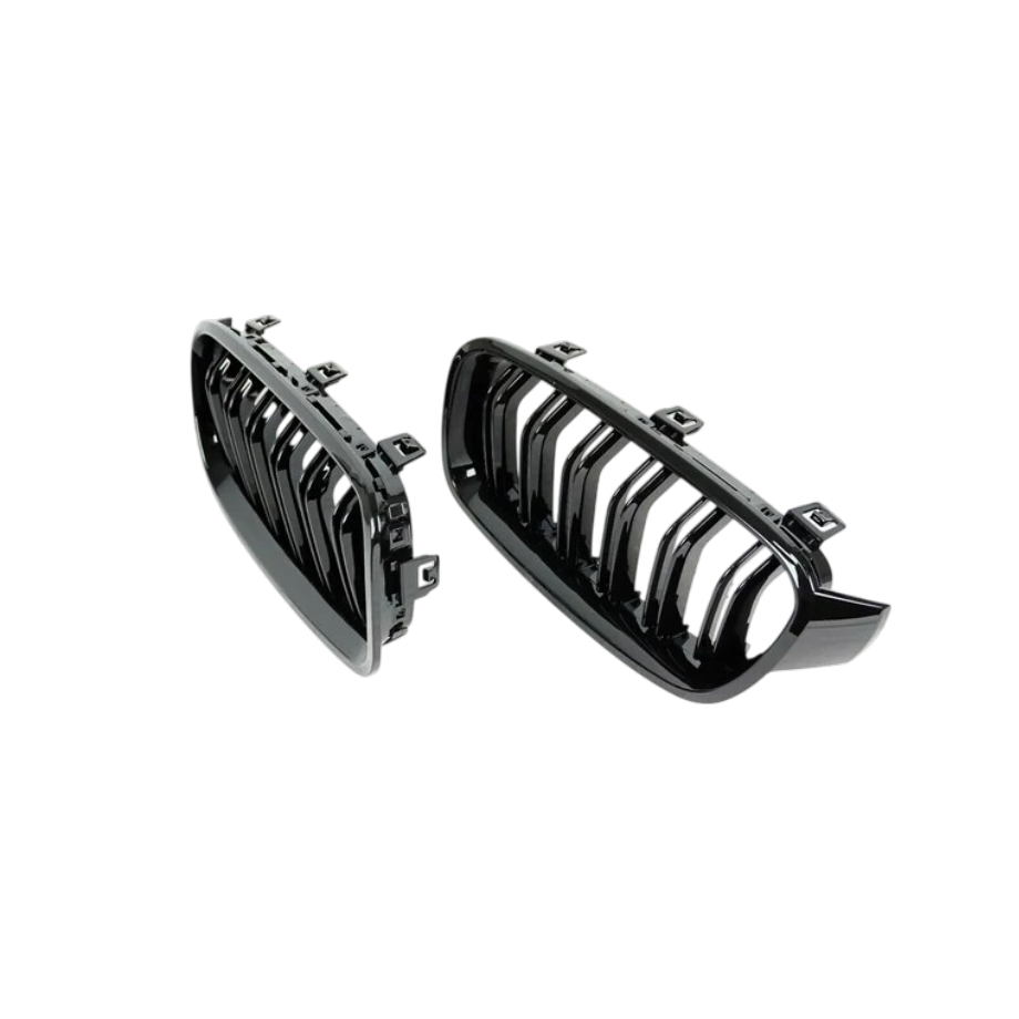 M Performance Style Dual Slat Grille (Gloss Black) for BMW 3 Series F30 F31 2012-2018