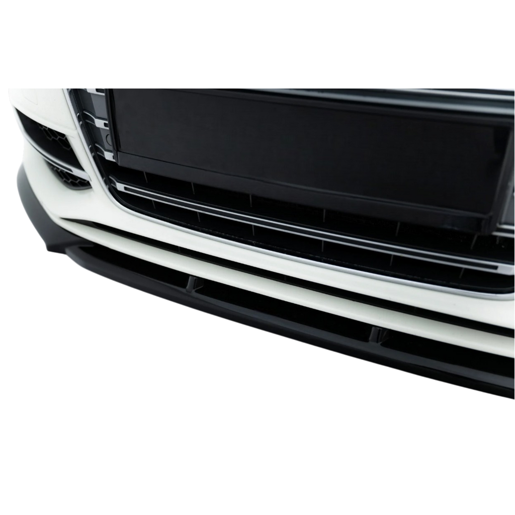 Aero Front Lip (Gloss Black) for 13-16 Audi S3/A3 S-Line (Hatch) 8V pre-facelift