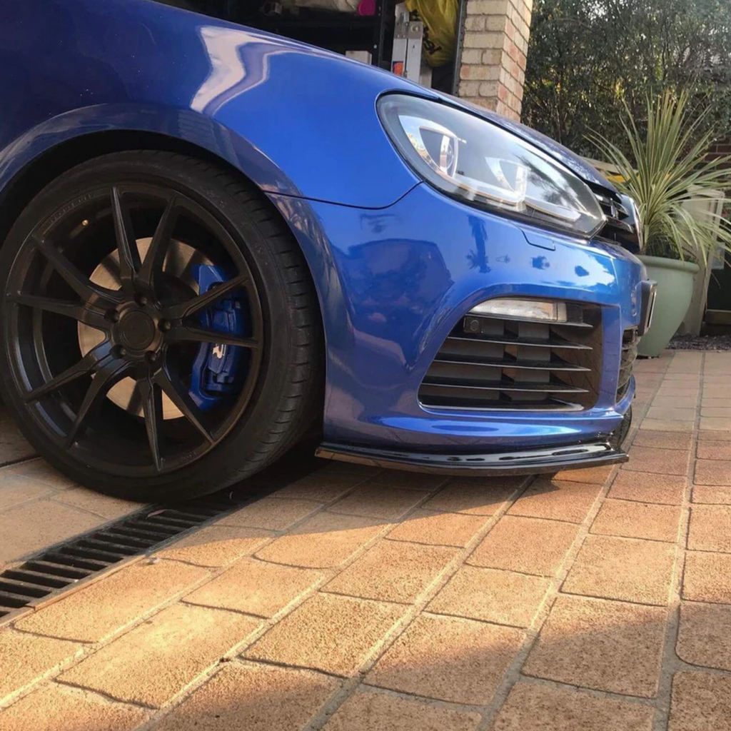 Aero Front Lip (ABS Gloss Black) for 08-12 Volkswagen Golf R MK6