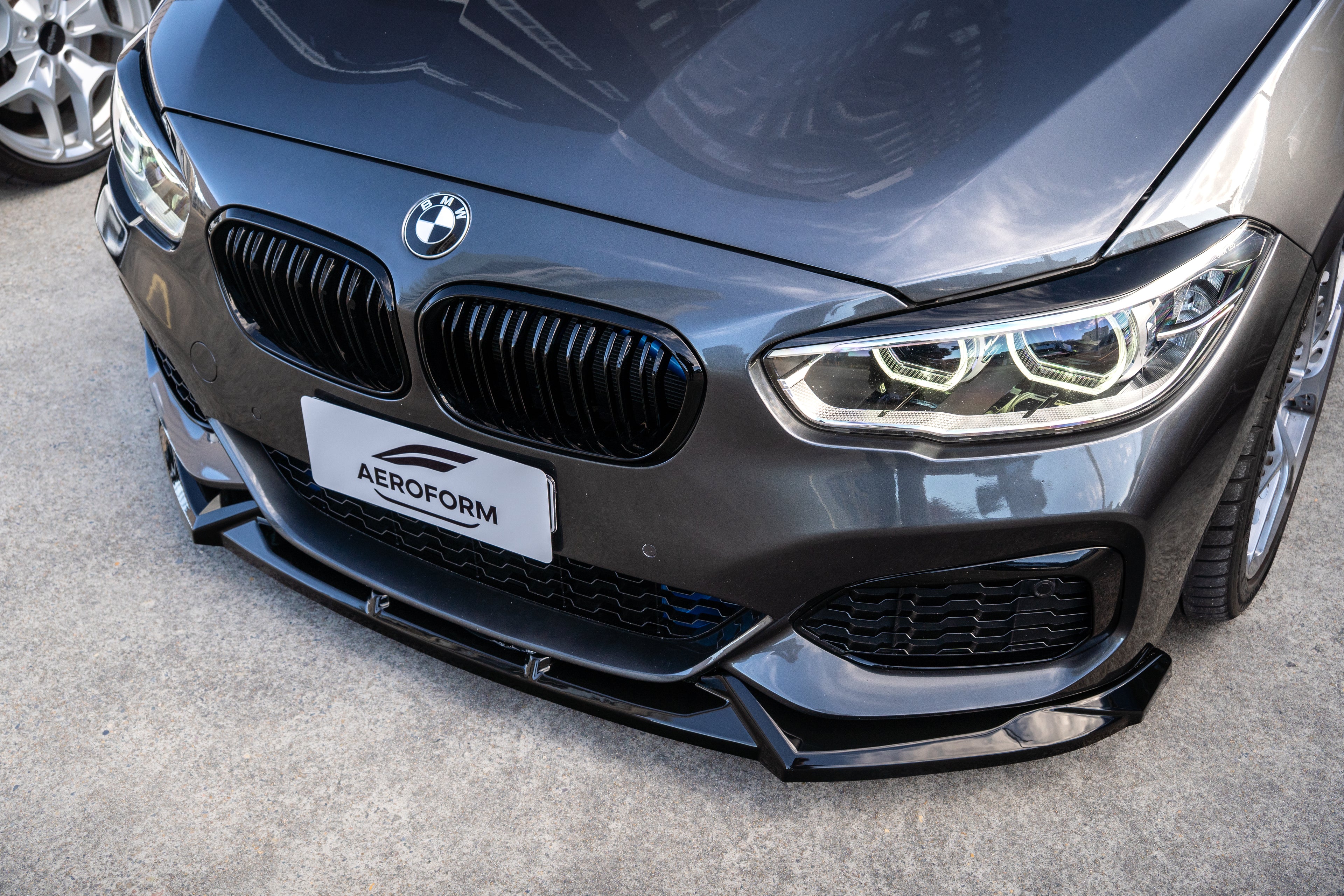 M Performance Style Dual Slat Grille (Gloss Black) for BMW 1 Series F20 2015-2019