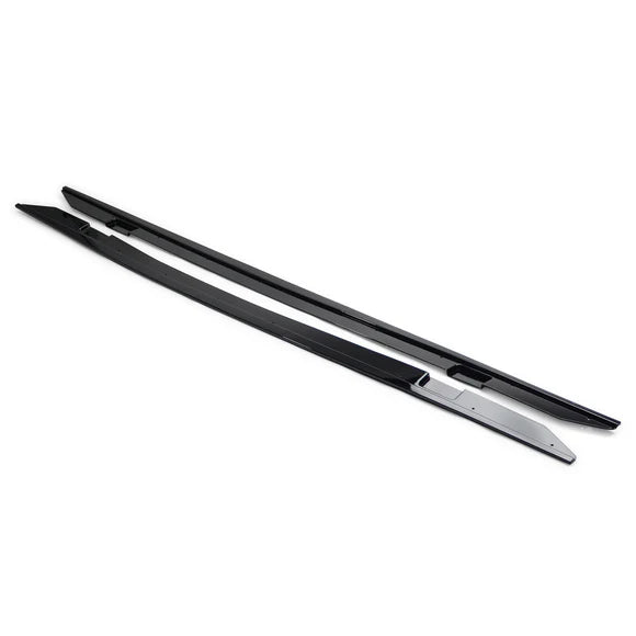 Exon Gloss Black M Performance Style Side Skirt Splitter for BMW 2-Series 220i 225i M235i M240i LCI F22 M-Sport