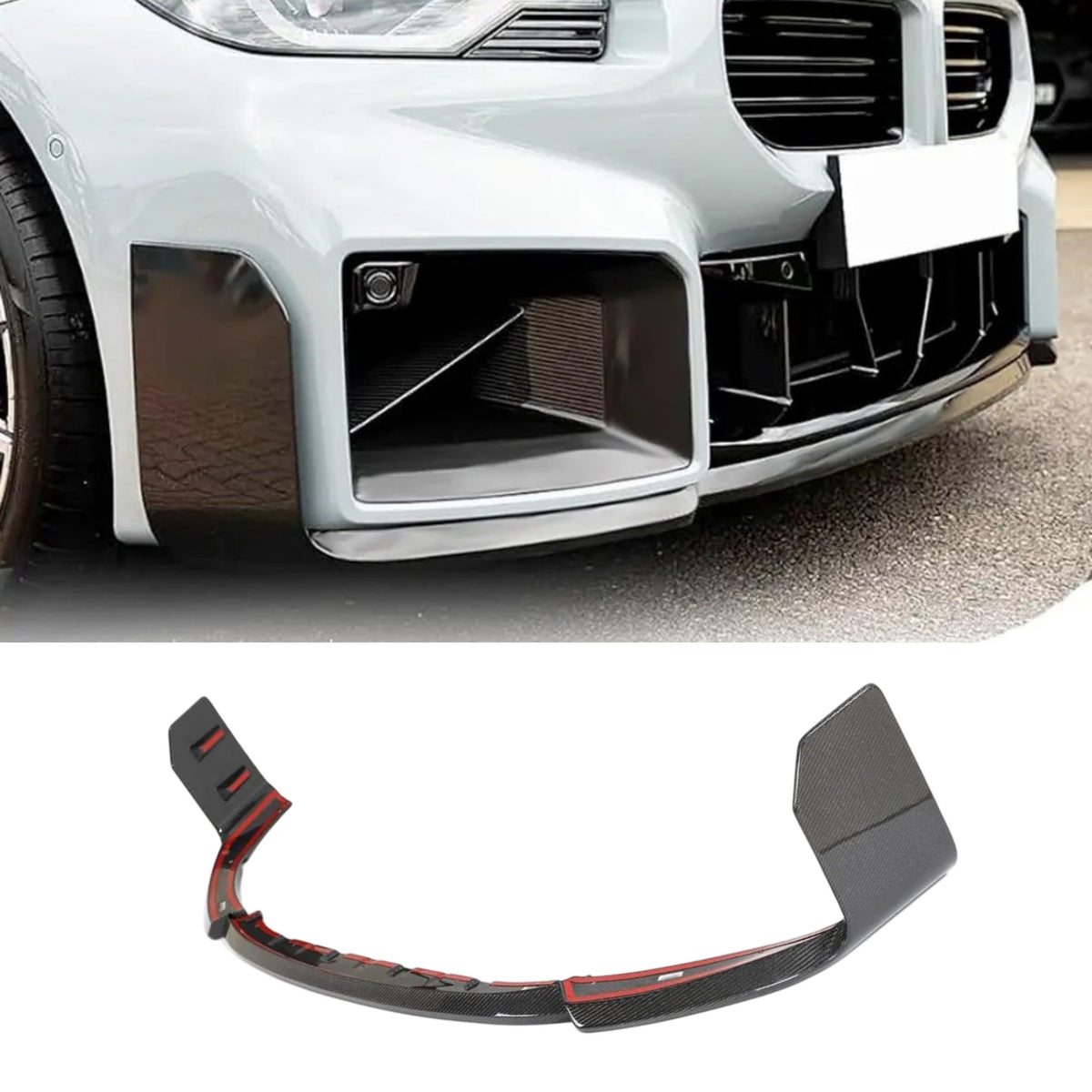 BMW M2 G87 2023+  (CARBON FIBER) M PERORMANCE STYLE FORNT LIP