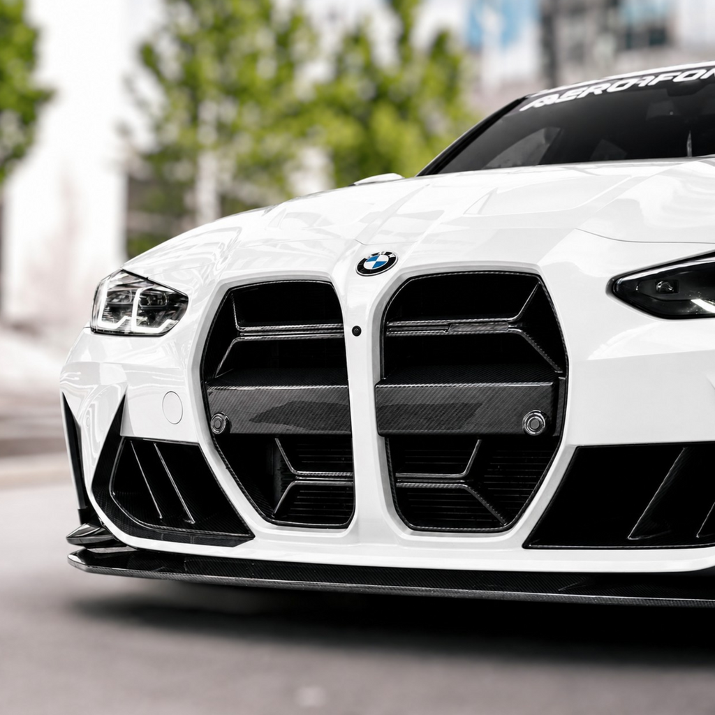 BMW M3 G80 G81/ M4 G82 G83 (DRY CARBON FIBER) CSL STYLE GRILLE (NO ACC)