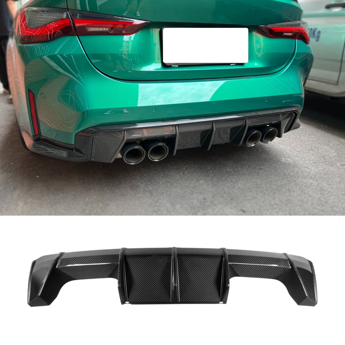 BMW M3 G80 G81/ M4 G82 G83 (CARBON FIBER) Euro Style Rear Diffuser
