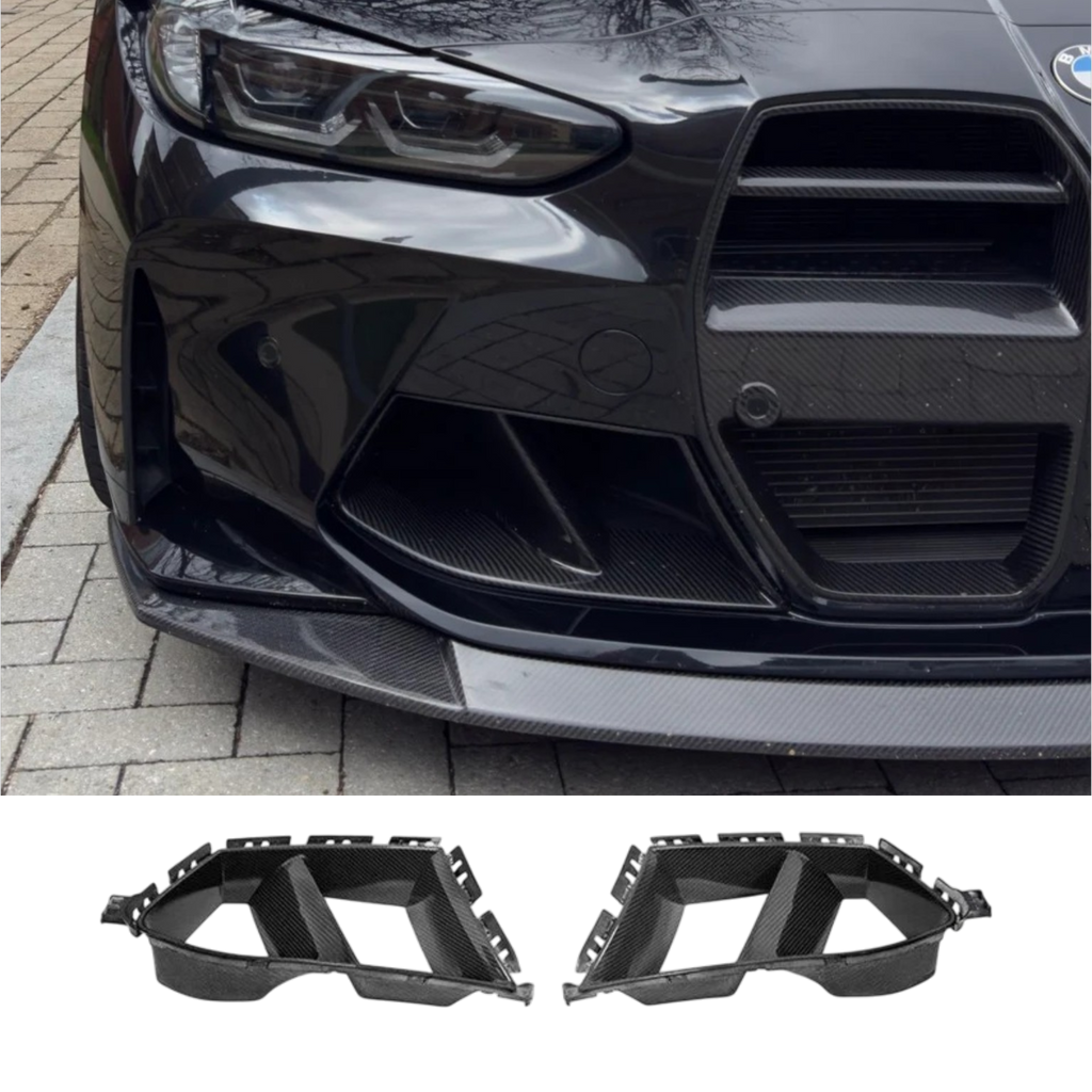 BMW M3 G80 G81/ M4 G82 G83 (Pre Pregged Dry Carbon) M Performance Style Front Air Ducts