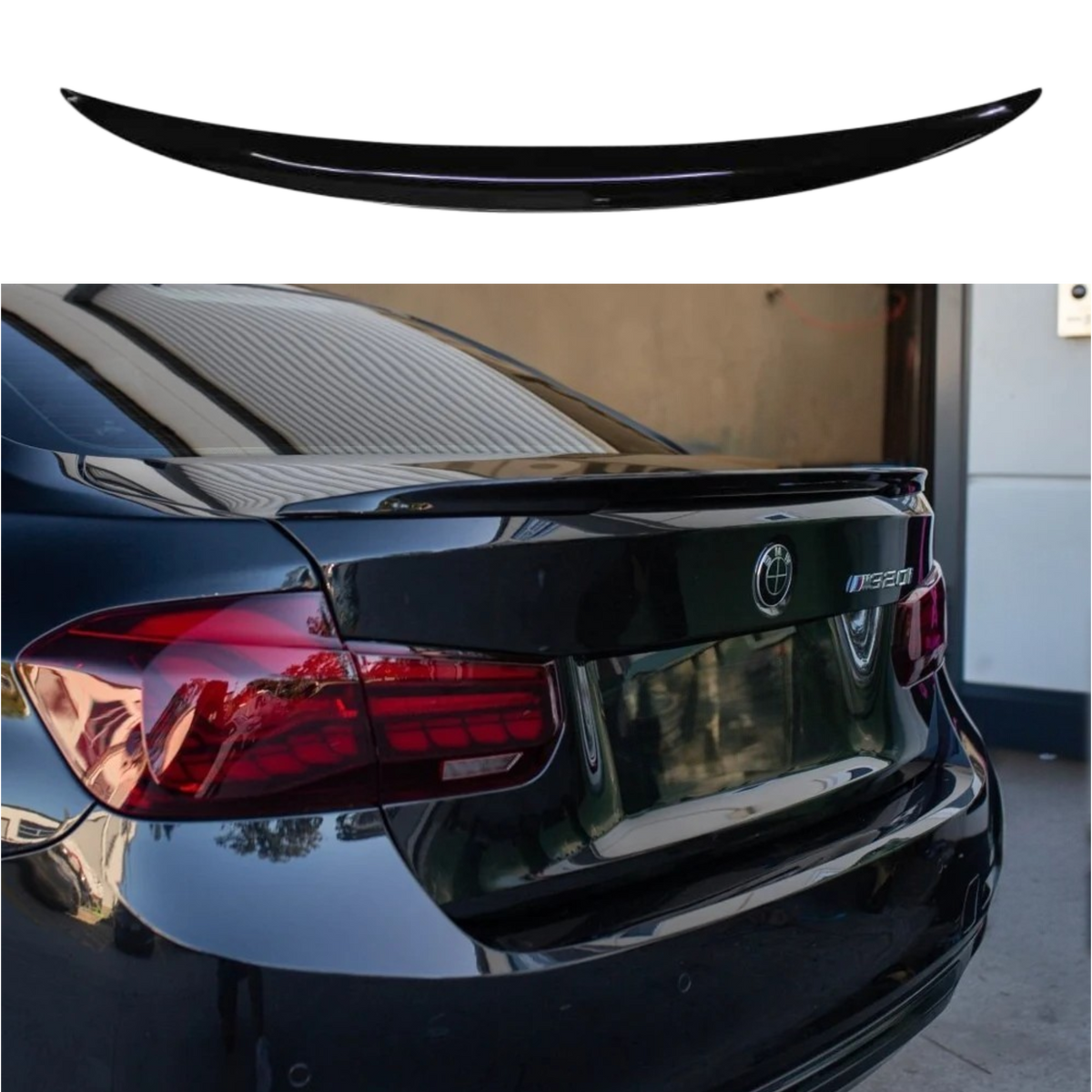M Performance Style Spoiler Gloss Black for BMW F80 M3 /F30 3 Series