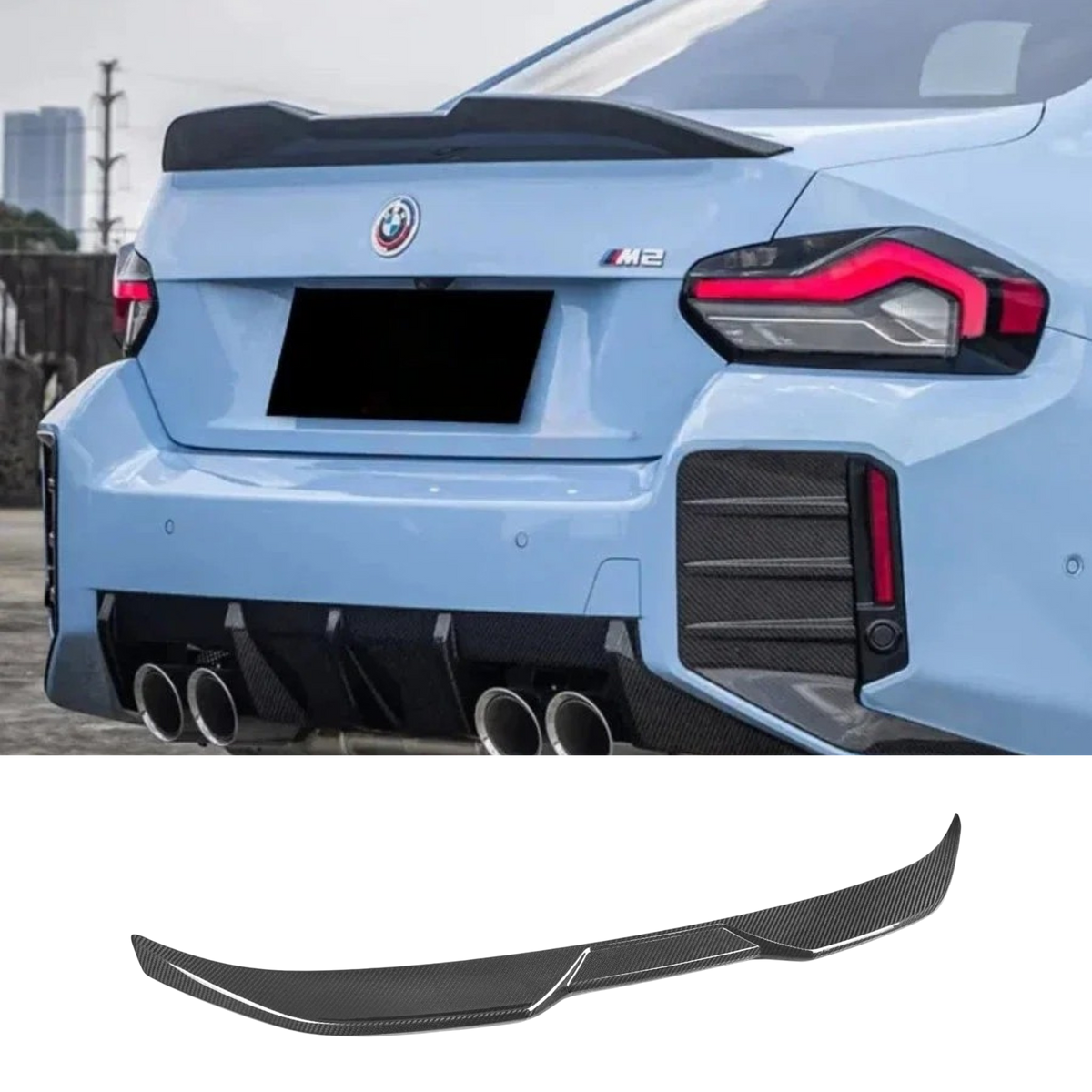 BMW M2 G87 2023+ / G42 2 Series (CARBON FIBER) M PERFORMANCE STYLE SPOILER