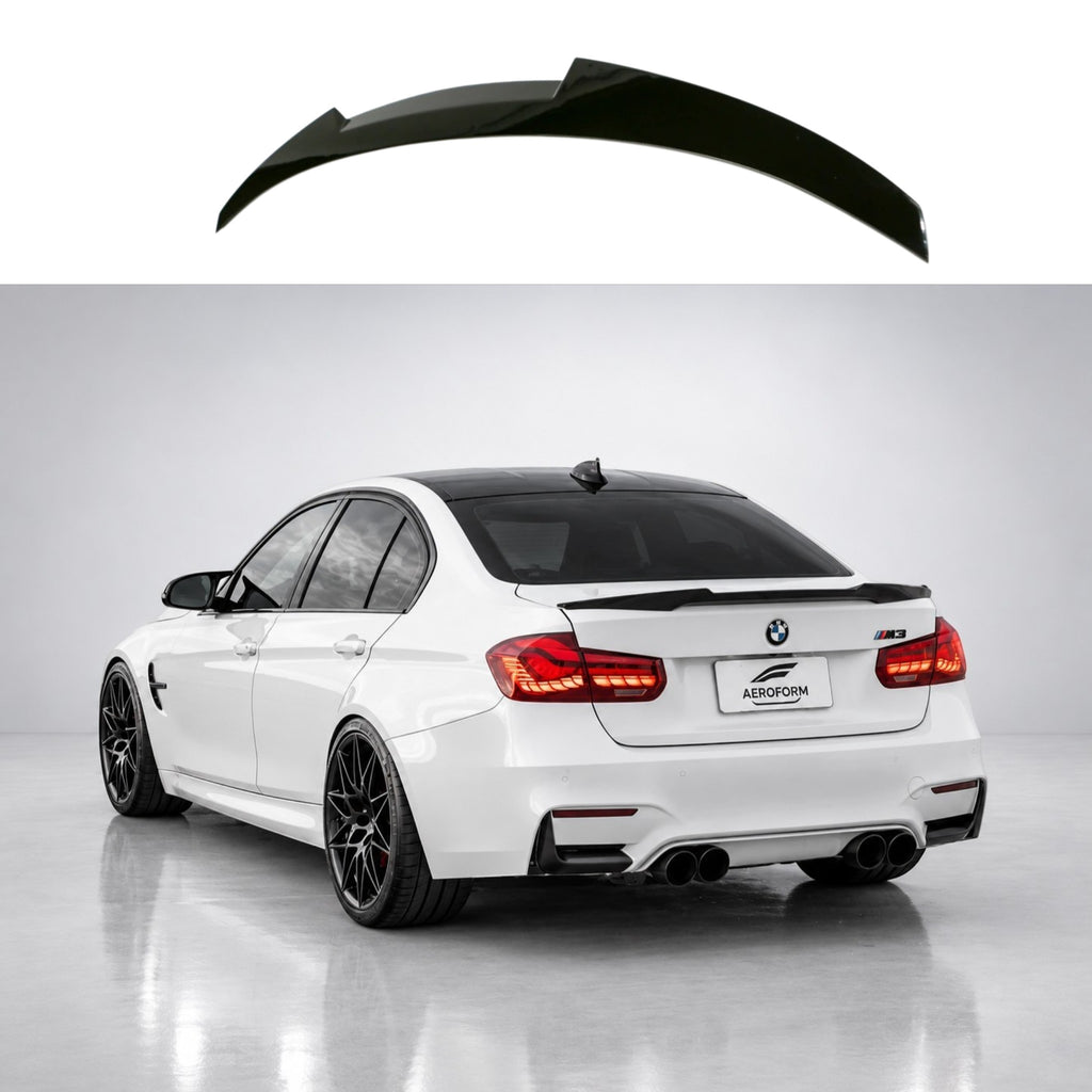 M4 Style Spoiler Gloss Black for BMW F80 M3 /F30 3 Series