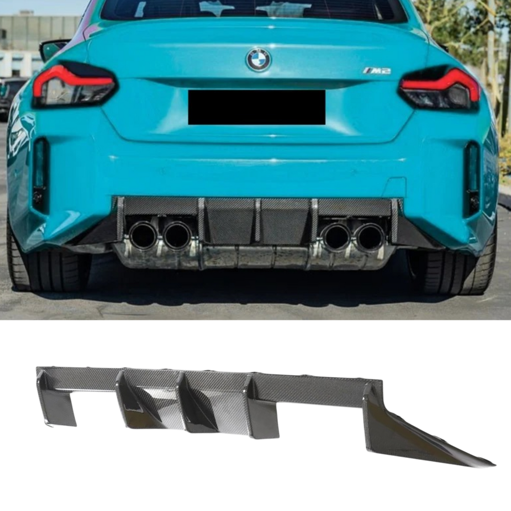 BMW M2 G87 2023+ (Pre Pregged Dry Carbon) OEM STYLE REAR DIFFUSER