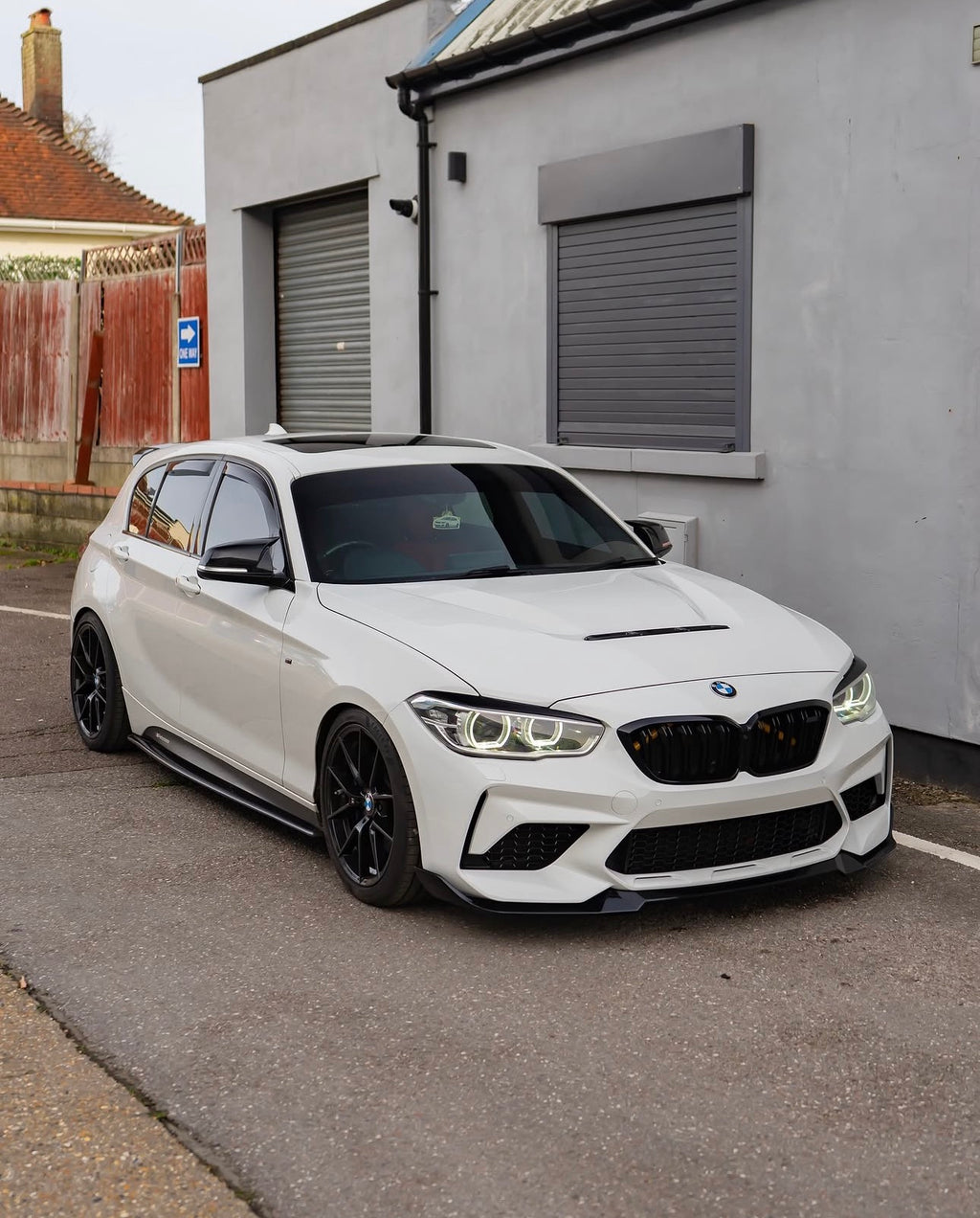 M2 Competition Style Front Bumper for 15-19 BMW 1 Series F20 LCI