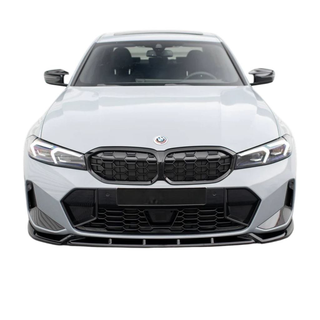 Max Style Front Lip (Gloss Black) for 22+ BMW 3 Series G20-LCI (M-Sport)