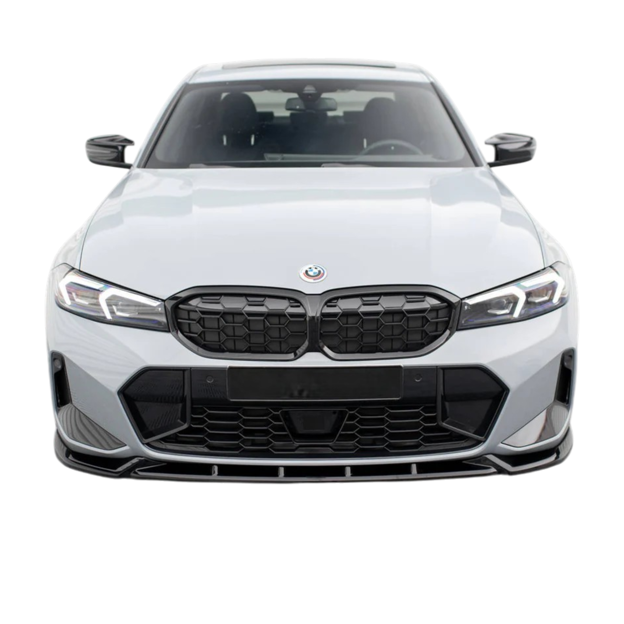 Max Style Front Lip (Gloss Black) for 22+ BMW 3 Series G20-LCI (M-Sport)