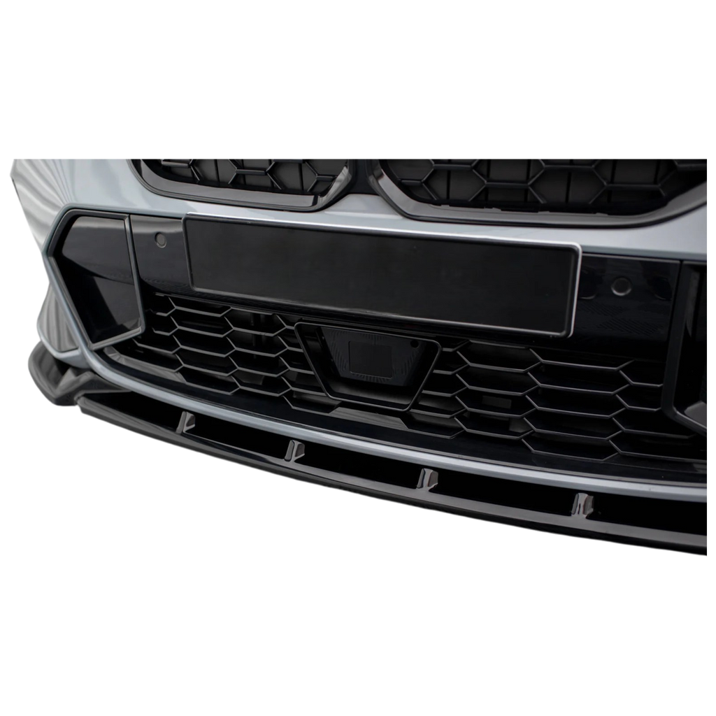 Max Style Front Lip (Gloss Black) for 22+ BMW 3 Series G20-LCI (M-Sport)