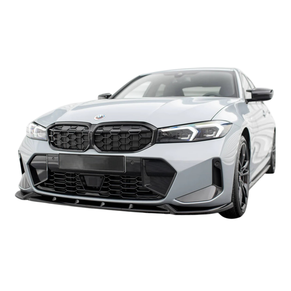 Max Style Front Lip (Gloss Black) for 22+ BMW 3 Series G20-LCI (M-Sport)