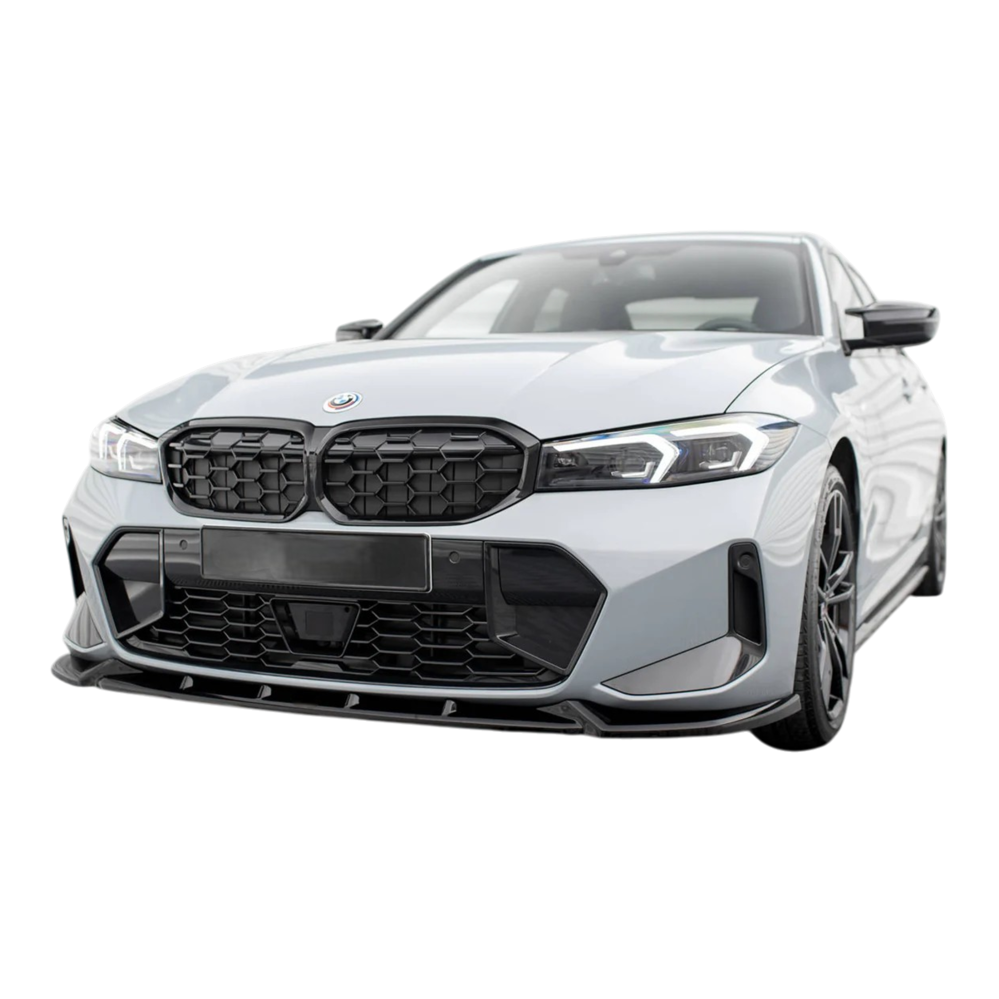 Max Style Front Lip (Gloss Black) for 22+ BMW 3 Series G20-LCI (M-Sport)