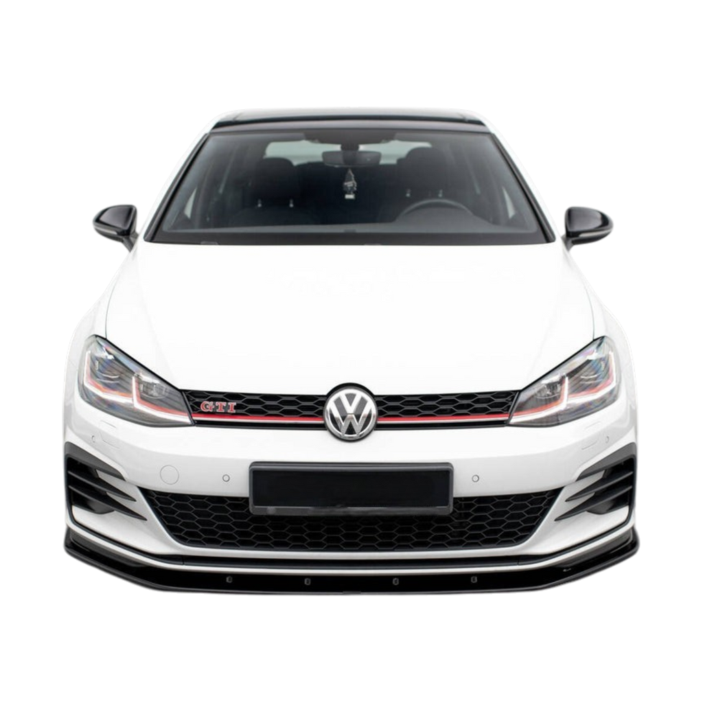 Aero Front Lip (gloss black) for 17-20 Volkswagen Golf GTI MK7.5