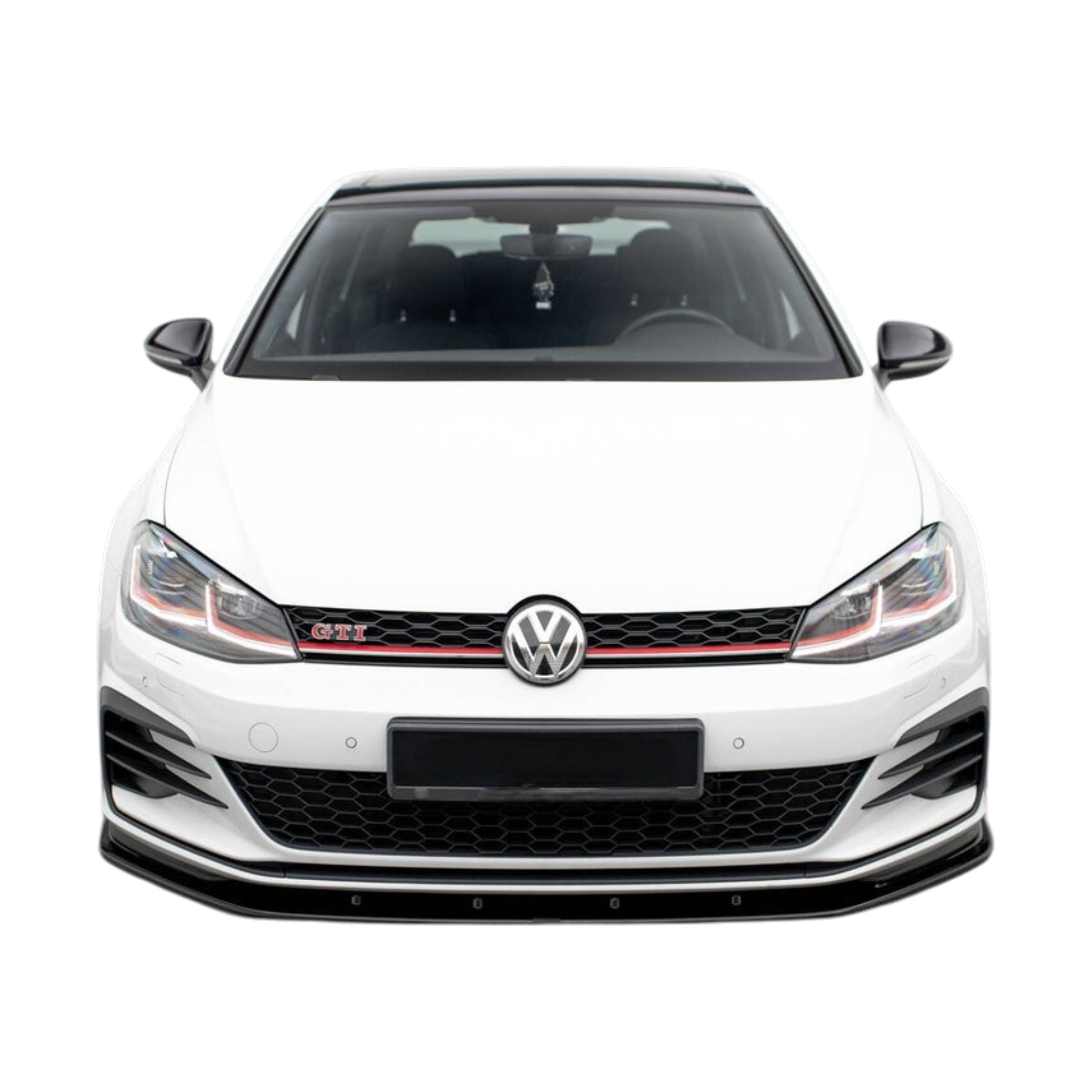 Aero Front Lip (gloss black) for 17-20 Volkswagen Golf GTI MK7.5