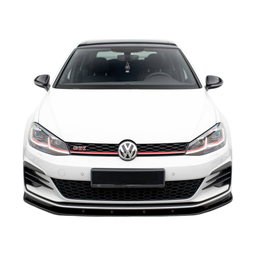 Aero Front Lip (gloss black) for 17-20 Volkswagen Golf GTI MK7.5