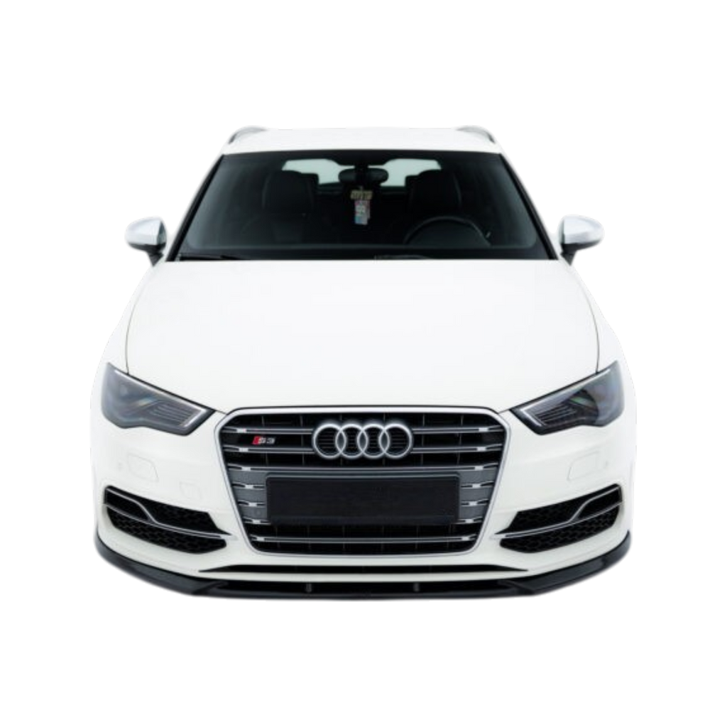 Aero Front Lip (Gloss Black) for 13-16 Audi S3/A3 S-Line (Hatch) 8V pre-facelift