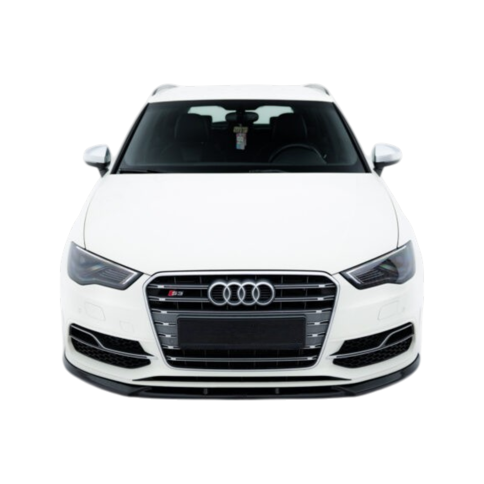 Aero Front Lip (Gloss Black) for 13-16 Audi S3/A3 S-Line (Hatch) 8V pre-facelift
