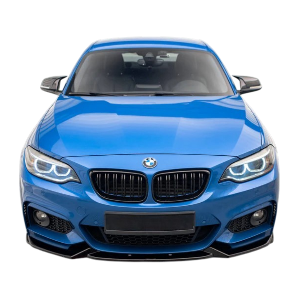 Aero Front Lip (Gloss Black) for 13-19 BMW 2 Series F22 (M-Sport)