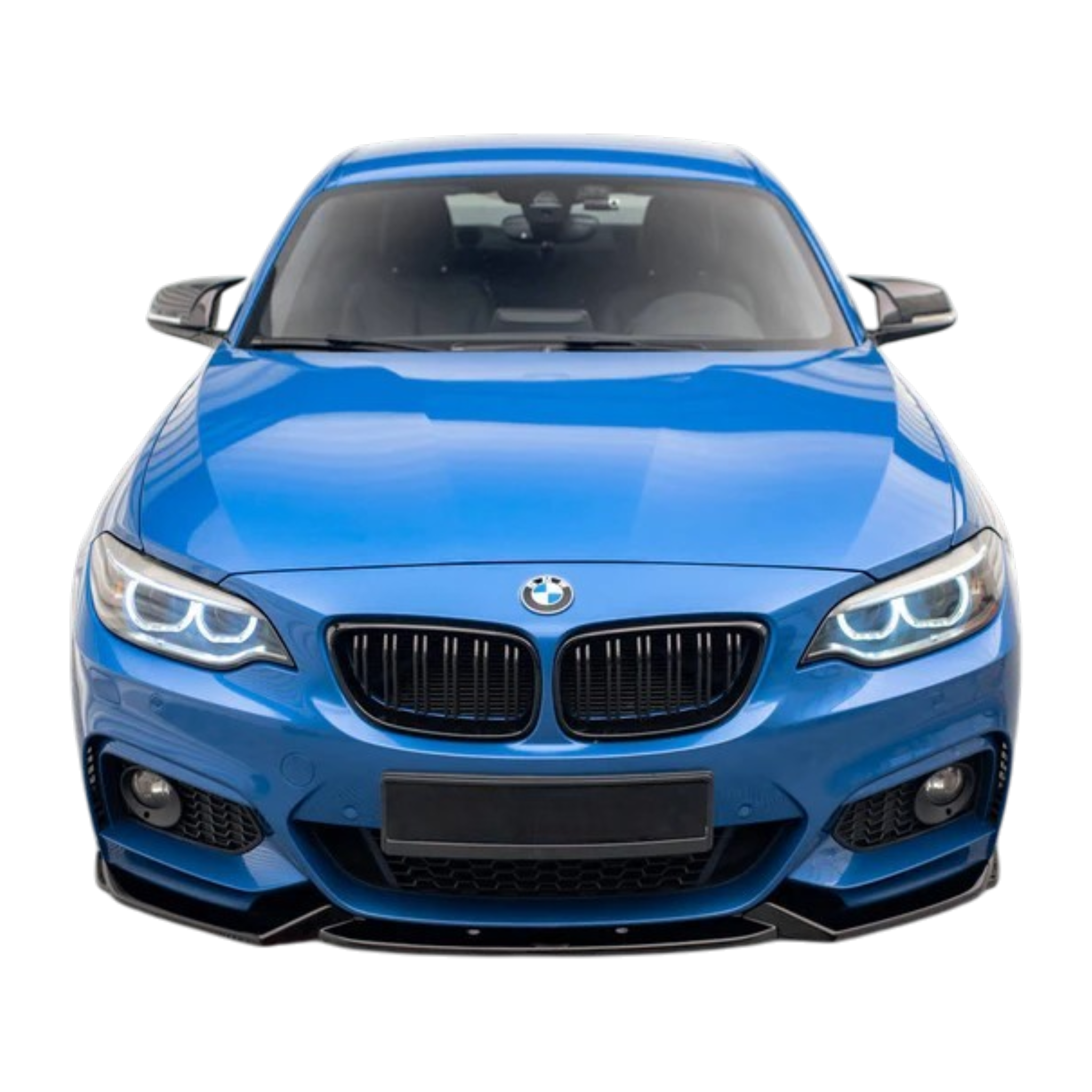 Aero Front Lip (Gloss Black) for 13-19 BMW 2 Series F22 (M-Sport)