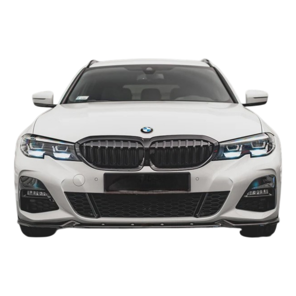 Aero Front Lip (Gloss Black) for 19-22 BMW 3 Series G20/G21 (M-Sport)