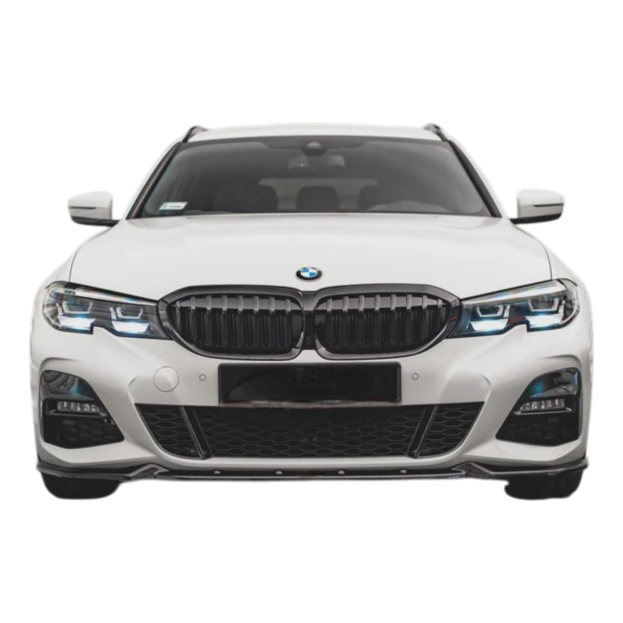 Aero Front Lip (Gloss Black) for 19-22 BMW 3 Series G20/G21 (M-Sport)