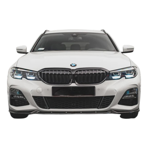 Aero Front Lip (Gloss Black) for 19-22 BMW 3 Series G20/G21 (M-Sport)