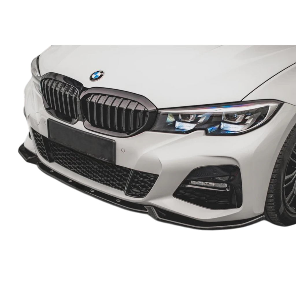Aero Front Lip (Gloss Black) for 19-22 BMW 3 Series G20/G21 (M-Sport)