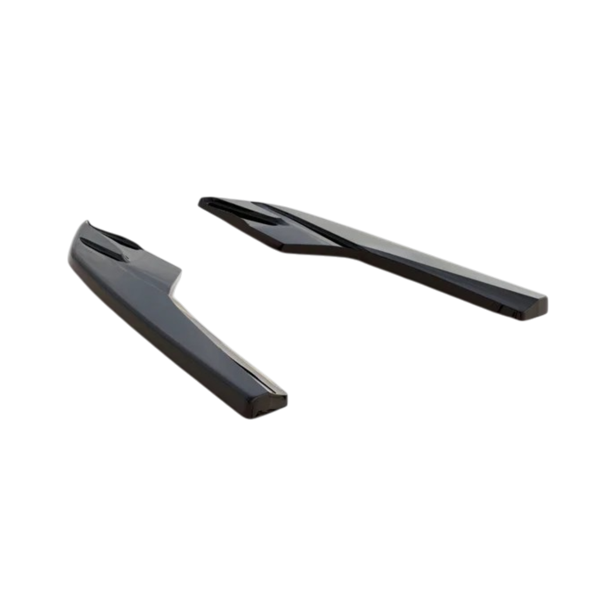 Aero Rear side splitters (Gloss Black) for 13-16 Audi S3/A3 S-Line (sedan) 8V pre-facelift