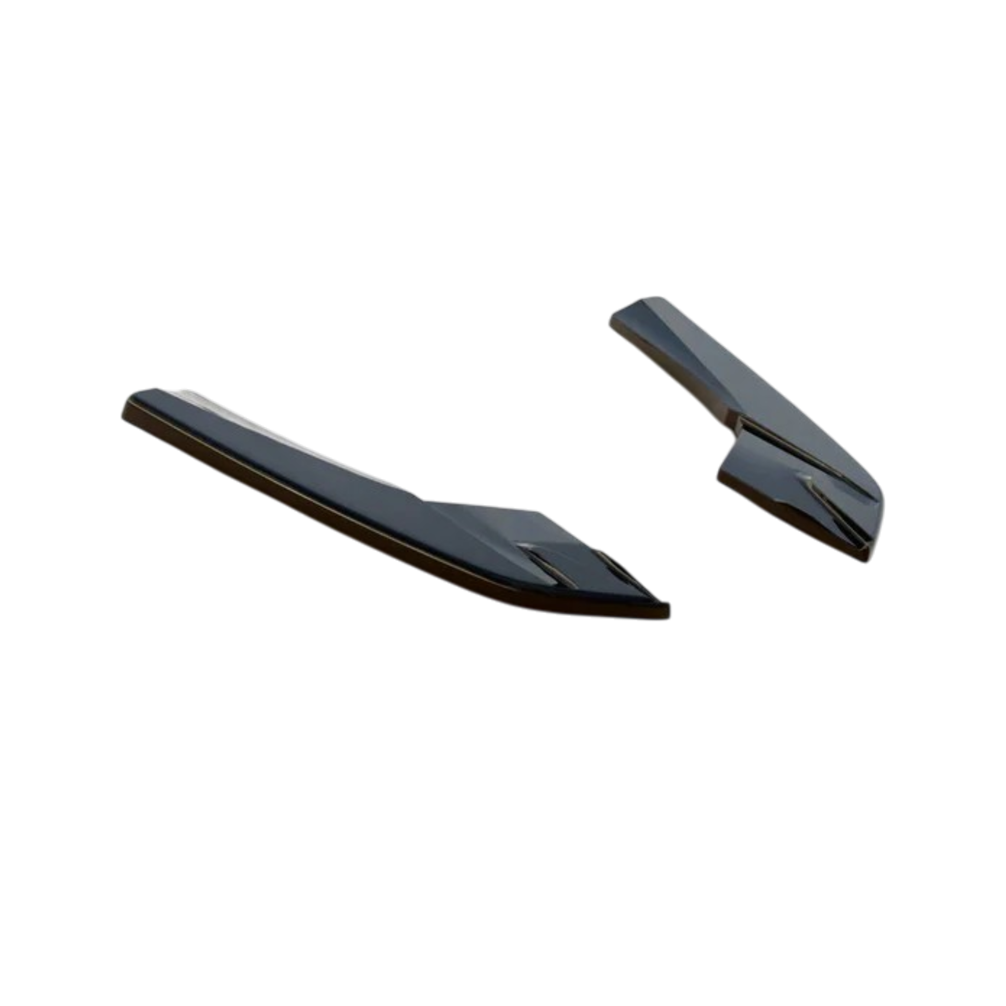 Aero Rear side splitters (Gloss Black) for 13-16 Audi S3/A3 S-Line (sedan) 8V pre-facelift