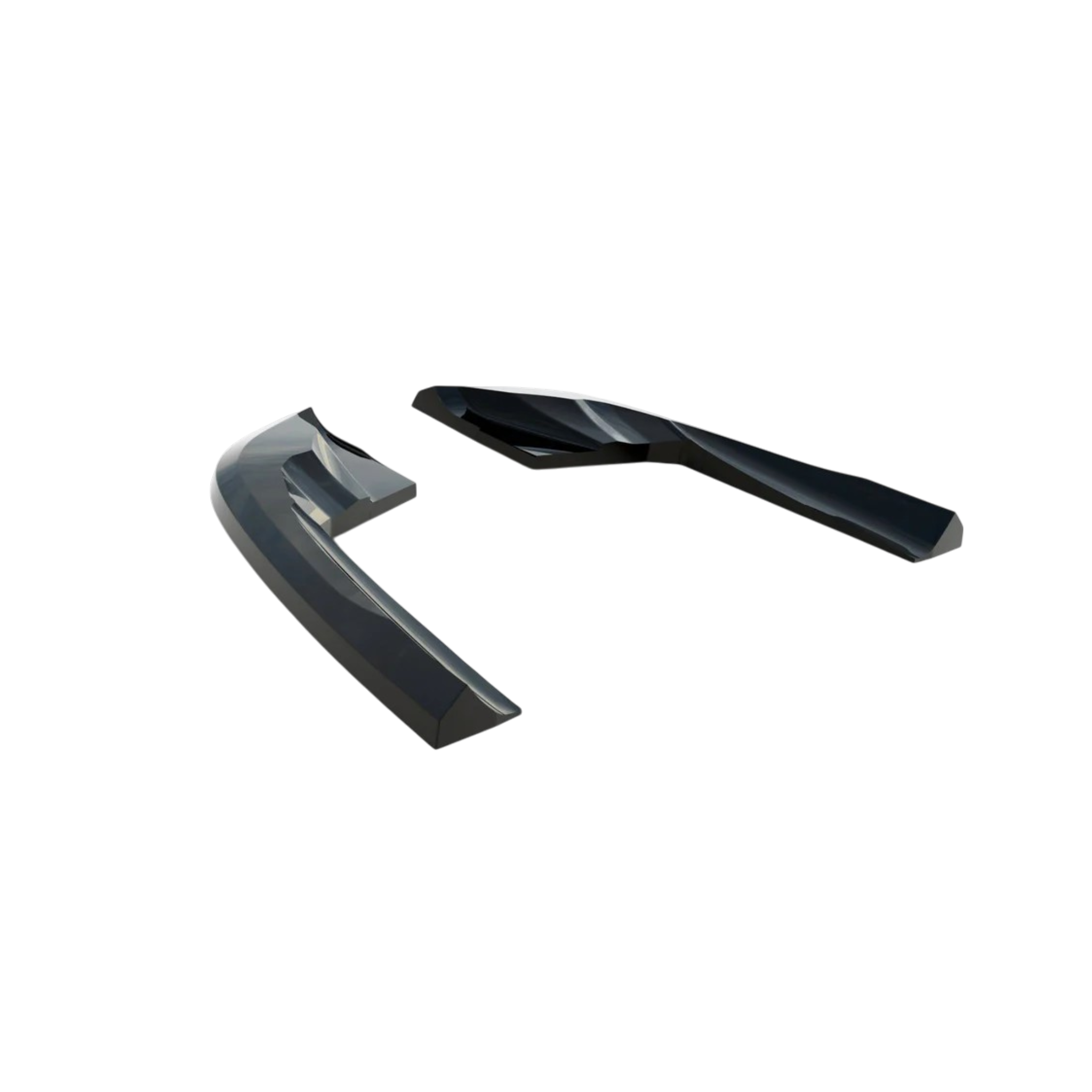 Aero Rear Side Splitters (Gloss Black) for 13-16 Audi S3/A3 S-Line (Hatch) 8V pre-facelift