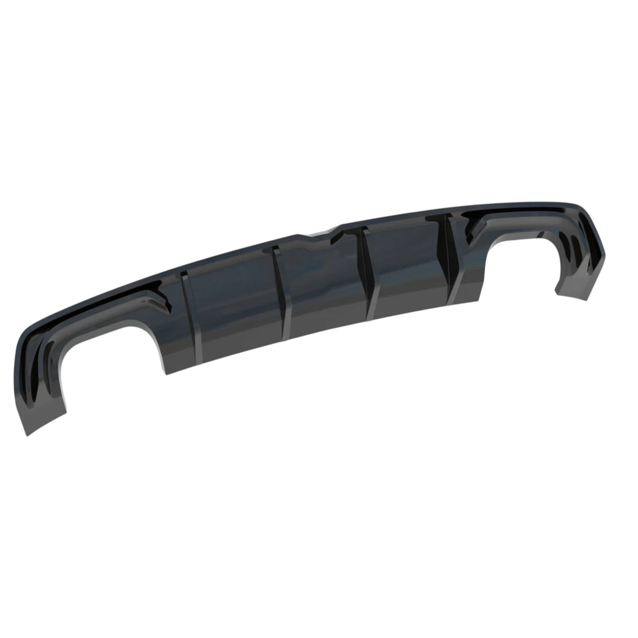 Aero Rear Diffuser (Gloss Black) for 13-16 Audi S3/A3 S-Line (sedan) 8V pre-facelift