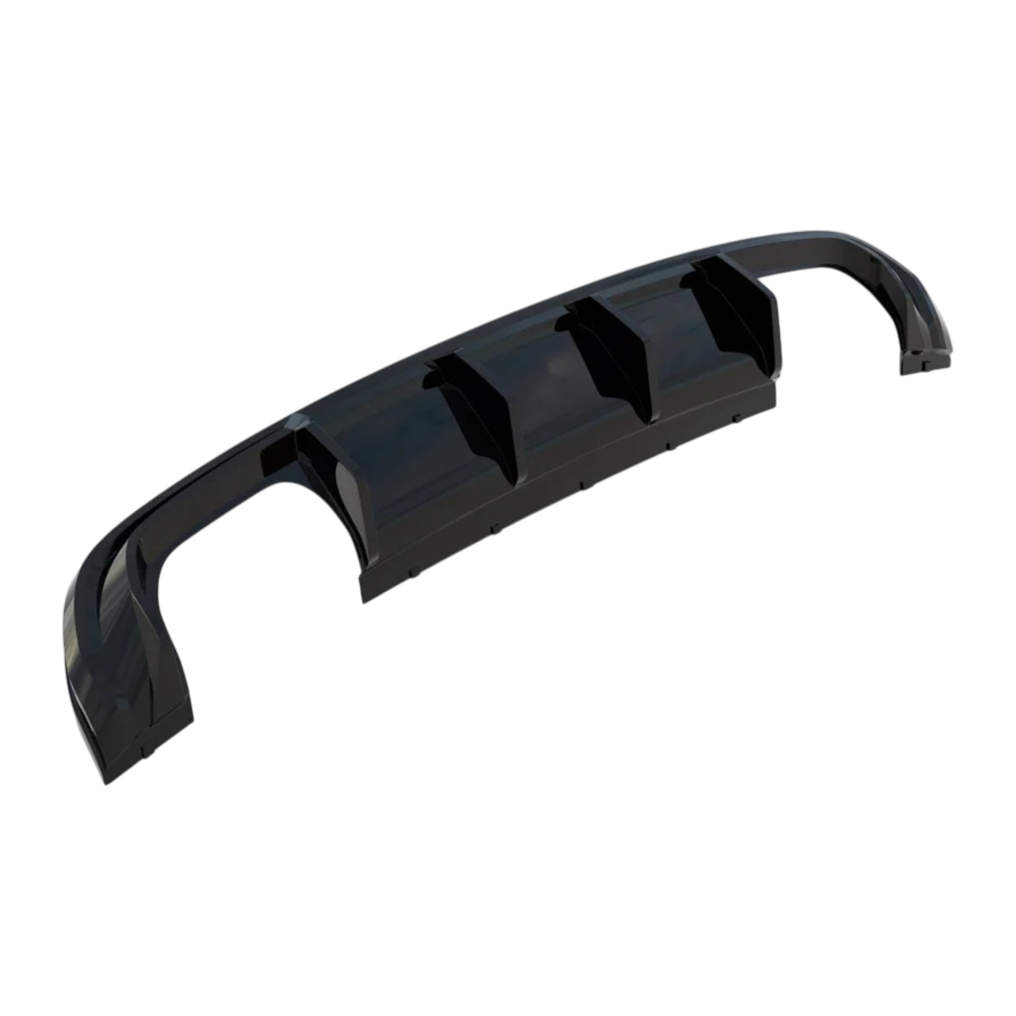 Aero Rear Diffuser (Gloss Black) for 13-16 Audi S3/A3 S-Line (Hatch) 8V
