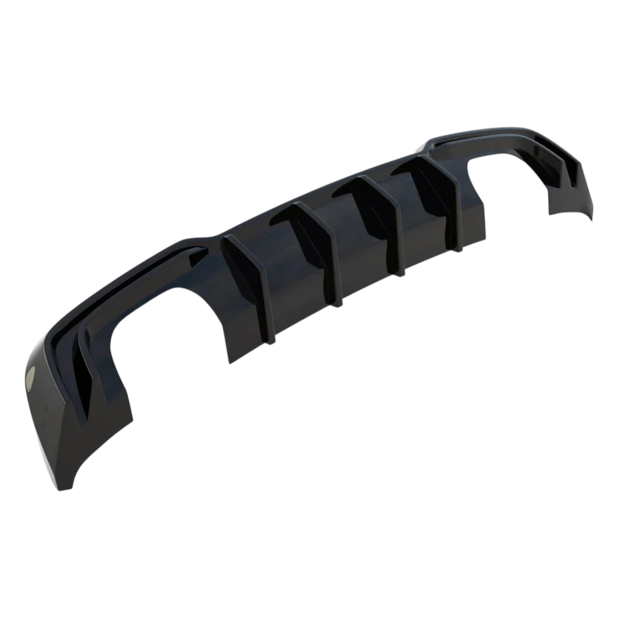Aero Rear Diffuser (Gloss Black) for 16-20 Audi S3/A3 S-Line (Hatch) 8V Facelift
