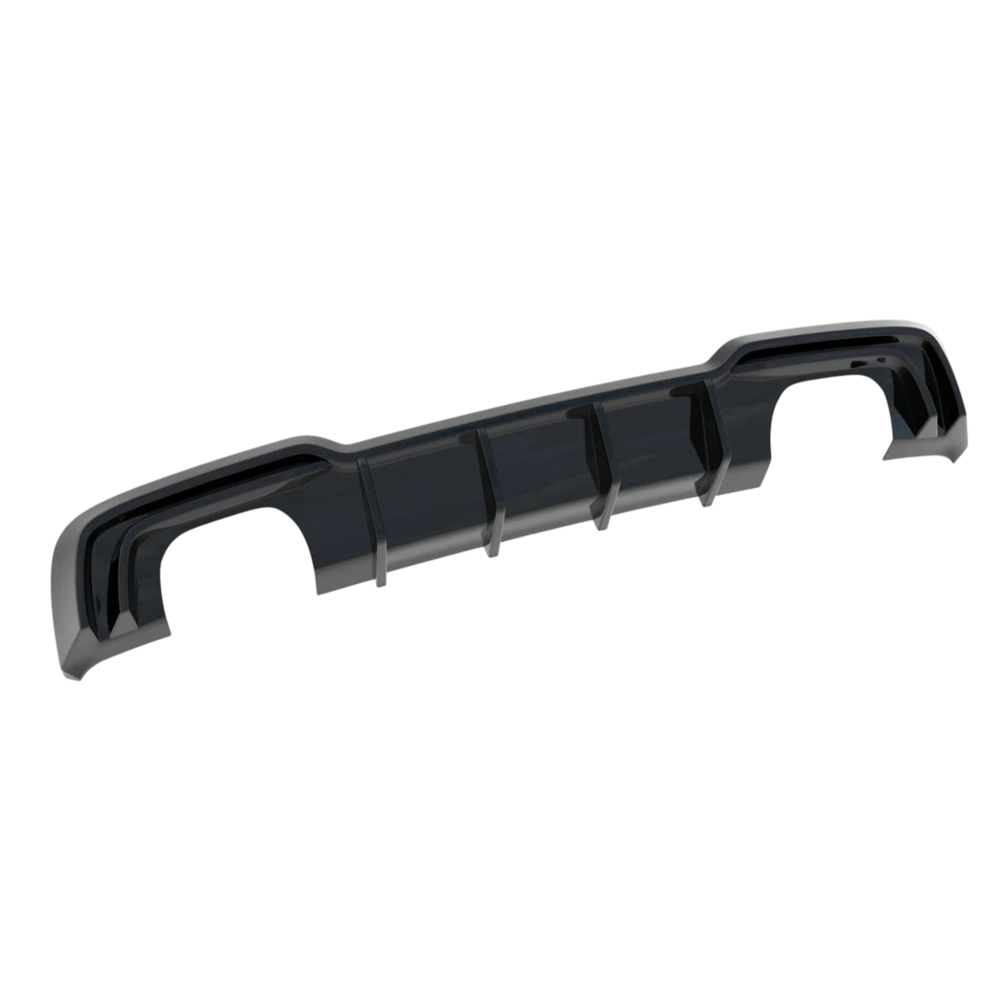 Aero Rear Diffuser (Gloss Black) for 16-20 Audi S3/A3 S-Line (Hatch) 8V Facelift