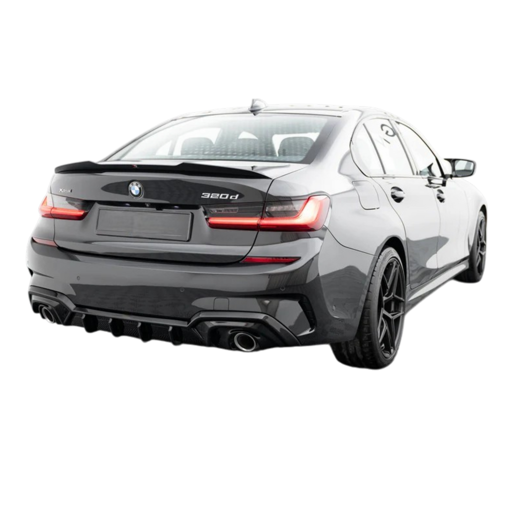 Max Style Diffuser (Gloss Black) for 19-22 BMW 3 Series G20 (M-Sport)