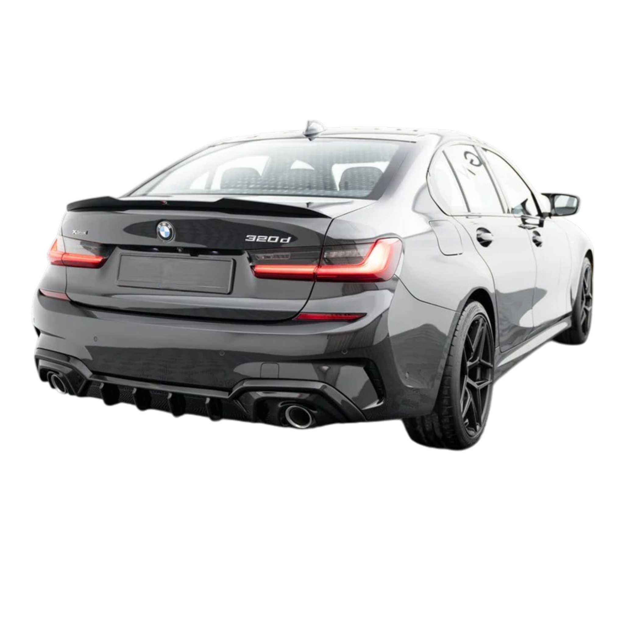 Max Style Diffuser (Gloss Black) for 19-22 BMW 3 Series G20 (M-Sport)