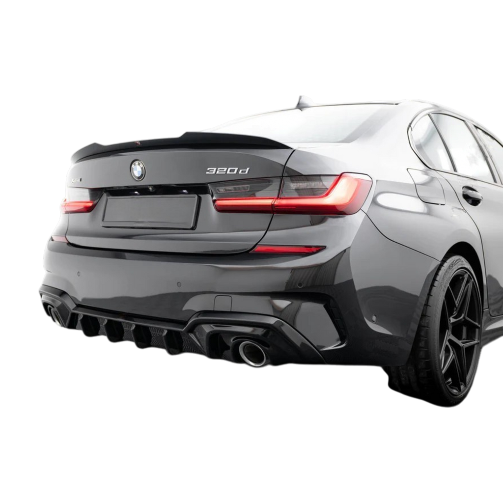 Max Style Diffuser (Gloss Black) for 19-22 BMW 3 Series G20 (M-Sport)