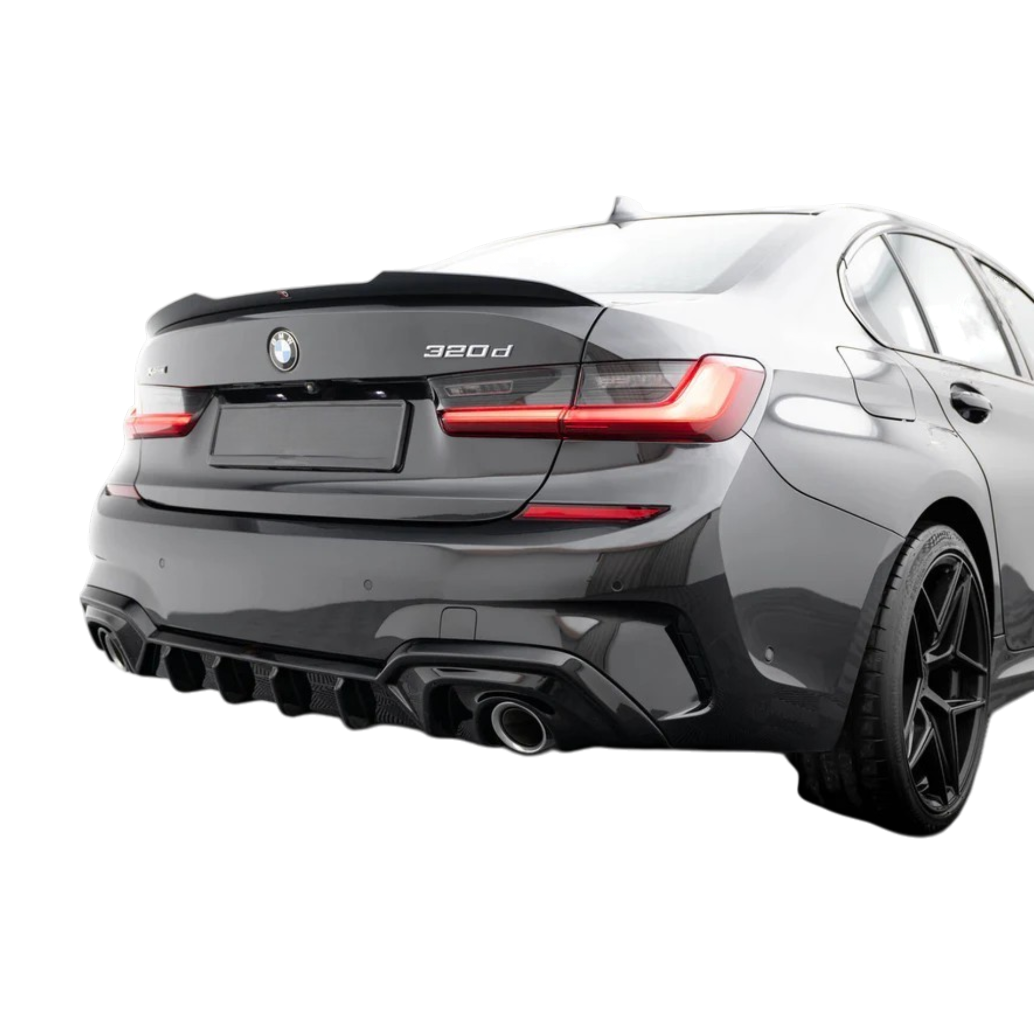 Max Style Diffuser (Gloss Black) for 19-22 BMW 3 Series G20 (M-Sport)